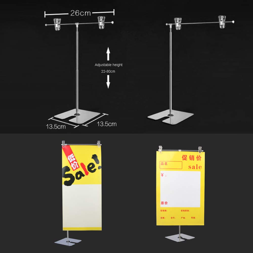 Amazon.co.jp: Holyo 2個セットPOPスタンド 長さ調節可能 分解可能